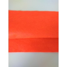 Фетр мягкий 1,5 мм (30*30 см) цв. ярко-оранжевый,  цена за лист